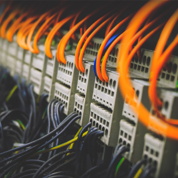 Power conversion - electrical panel close up