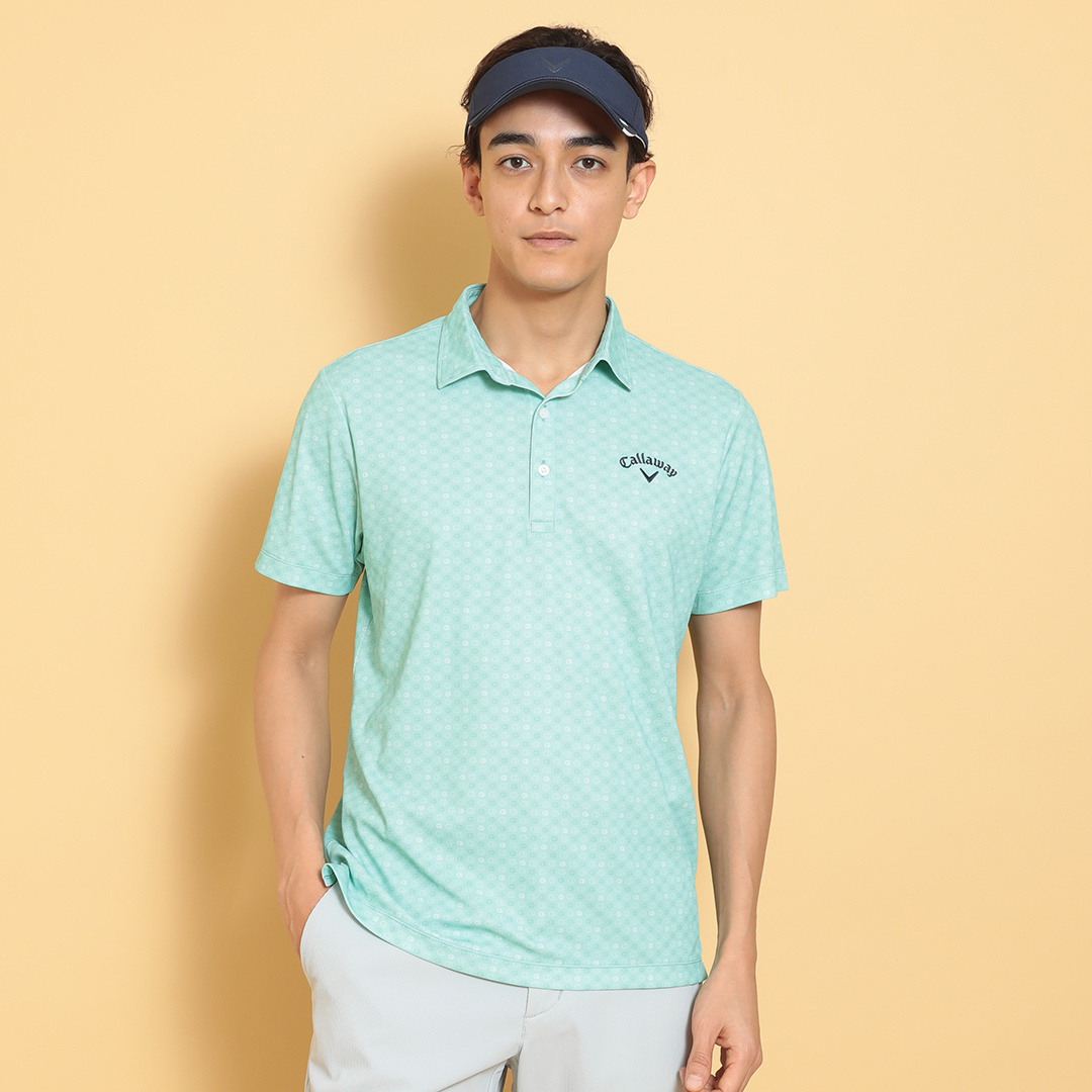 3℃裏クールロゴプリントカノコシャツ (MENS)