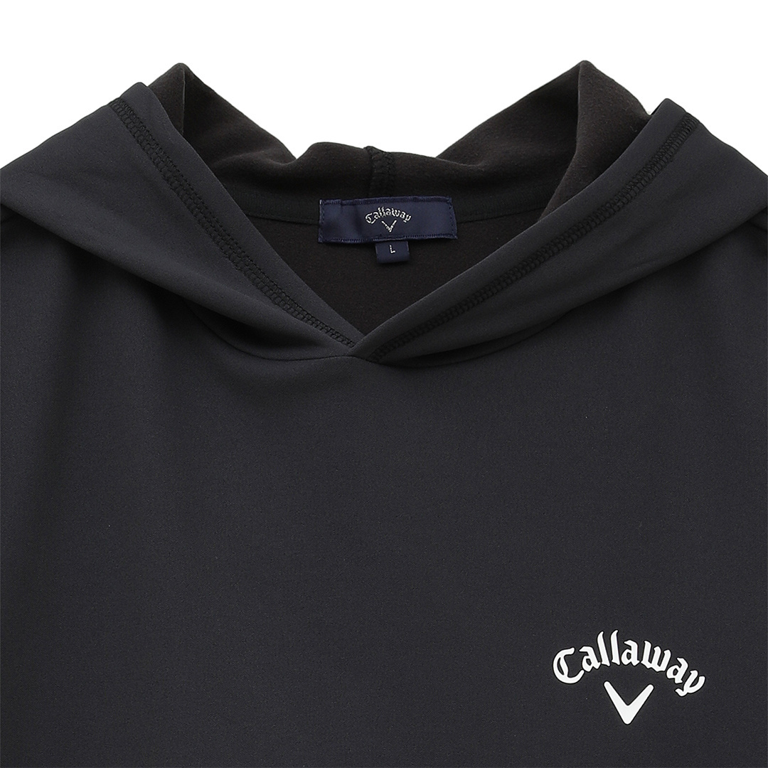 【CALLAWAY】新品未使用　裏起毛ダブルニットフーディシャツ　メンズ３Ｌ 裏起毛ダブルニットフーディーシャツ (MENS)