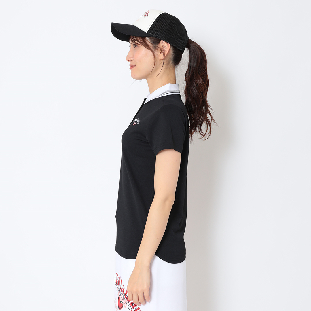 ラブキャロウェイ 半袖パーカー S ブラック オンライン限定】ラブキャロウェイ半袖シャツ (WOMENS)