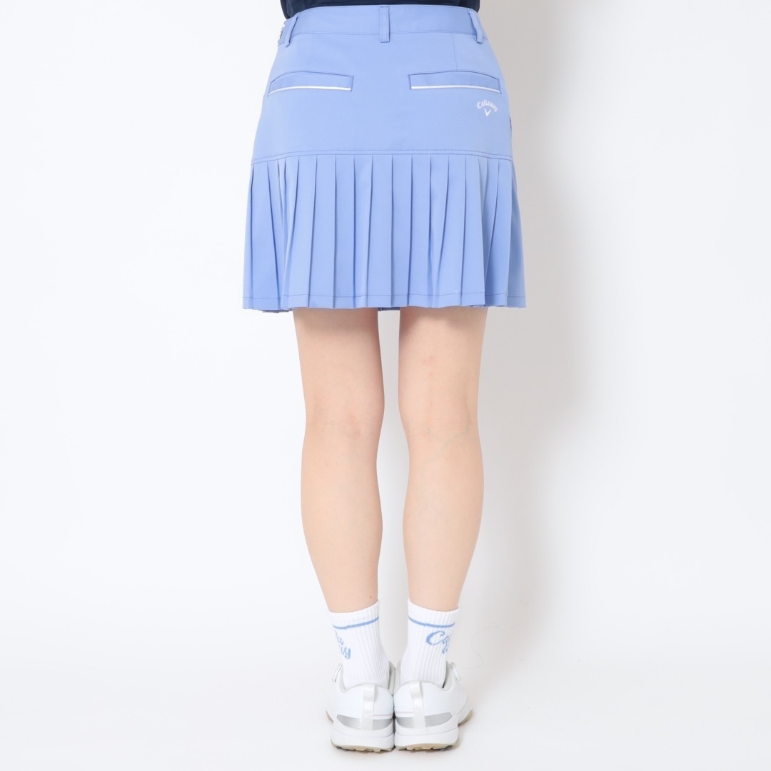 ポリエステルプレーン細プリーツスカート (WOMENS)