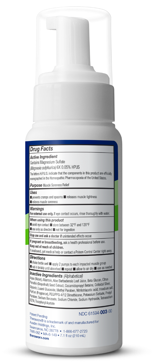 Theraworx for Muscle Cramps Foam, 7.1oz, 1/each (TXRLF) photo