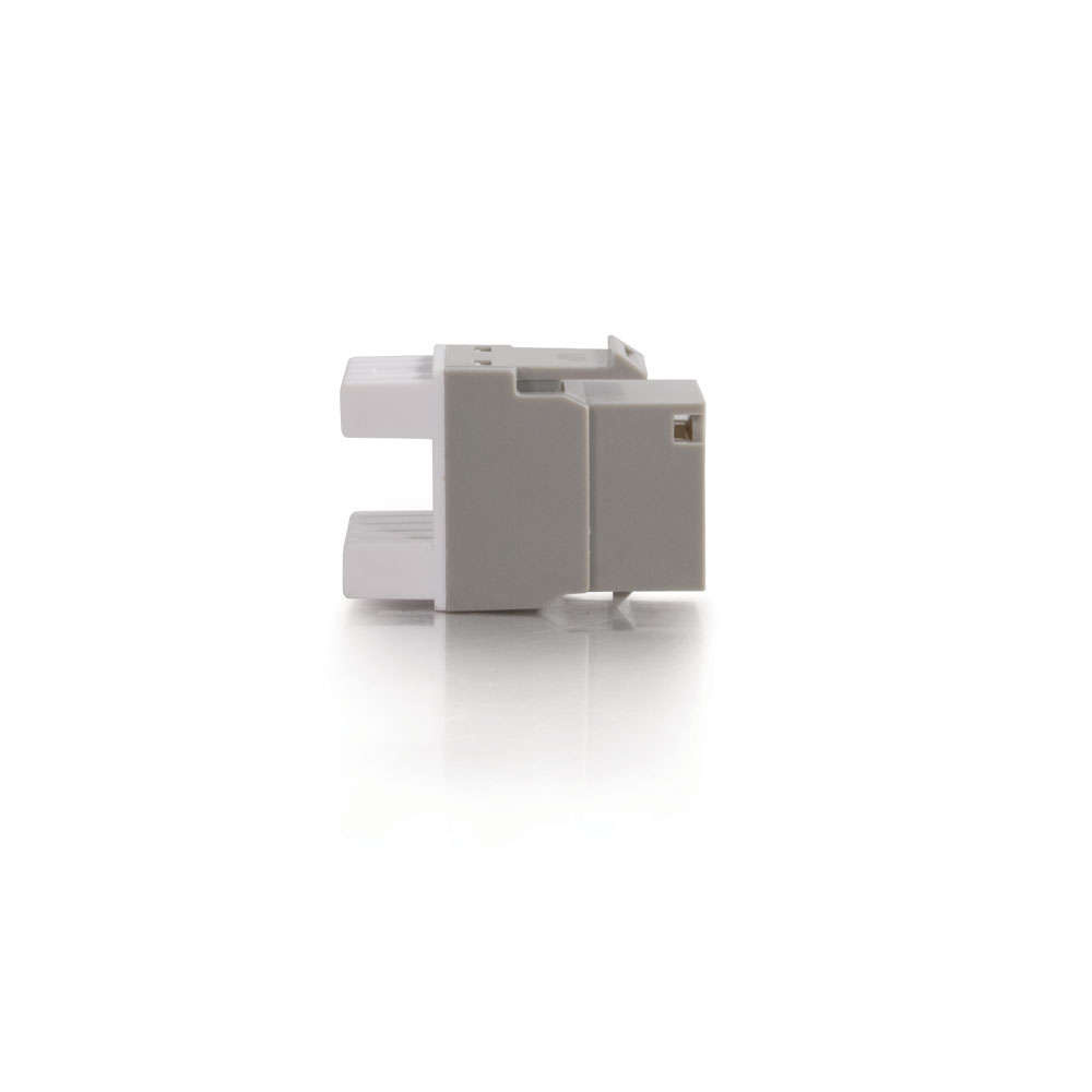 Cat5E RJ45 UTP Keystone Jack - Gray