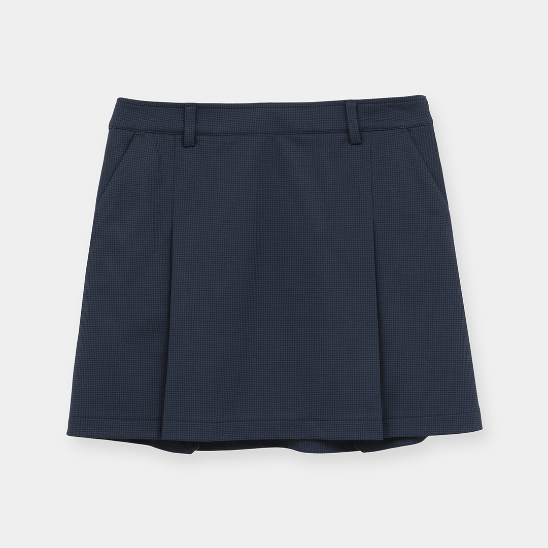 2WAYストレッチギンガム柄スカート (WOMENS)