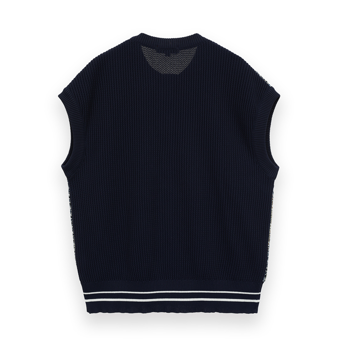 ツイードドッキングニットベスト (WOMENS)