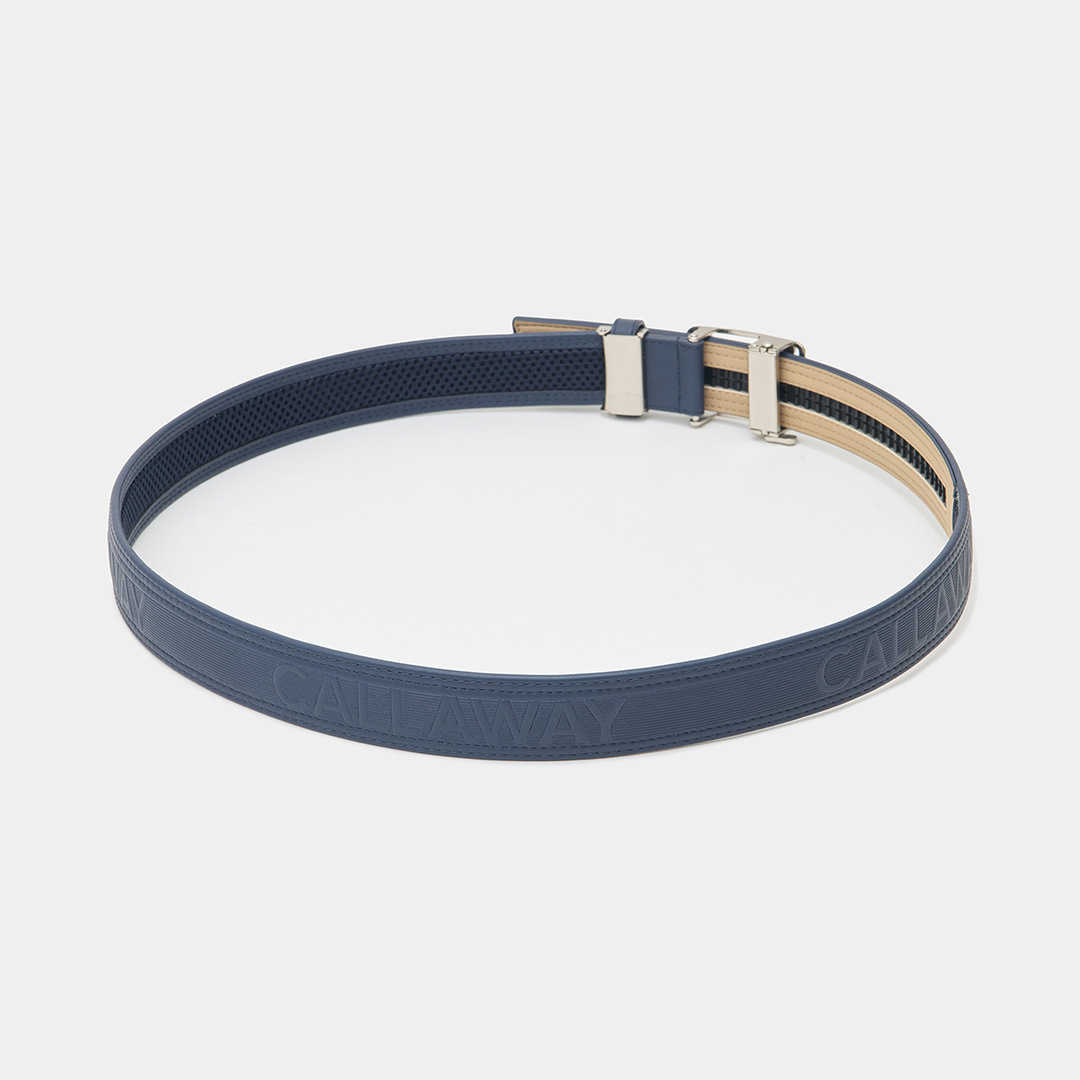 裏メッシュ ストレッチ セレーションベルト (MENS)