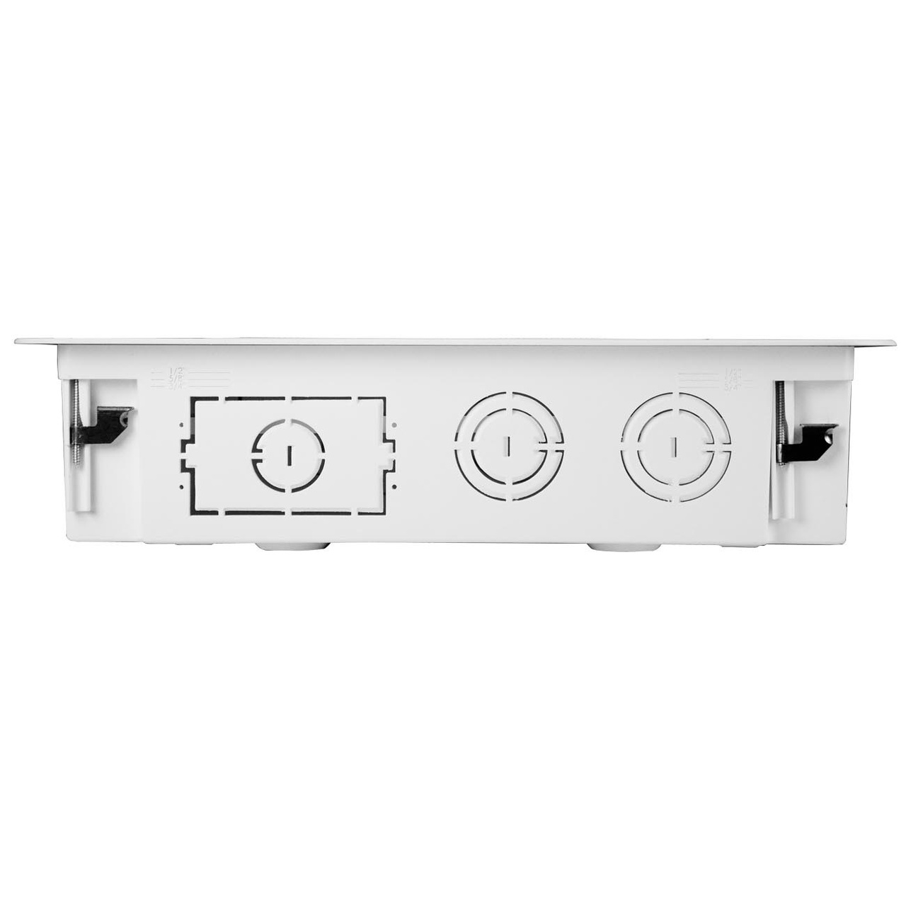 Bottom of the 9" Dual-Purpose In-Wall Enclosure