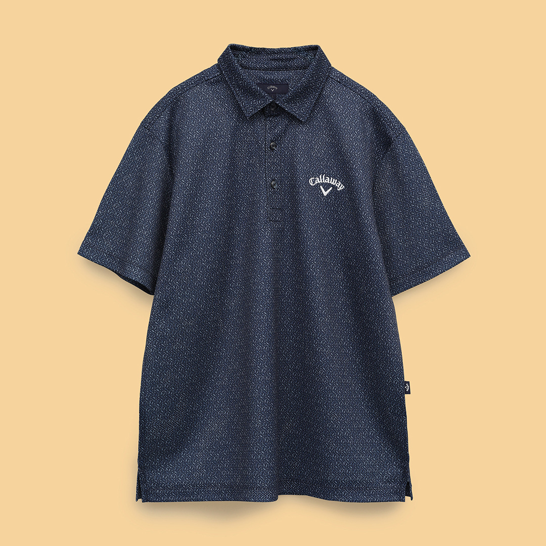 かざあなメッシュボタニカルプリントシャツ ※4Lサイズあり