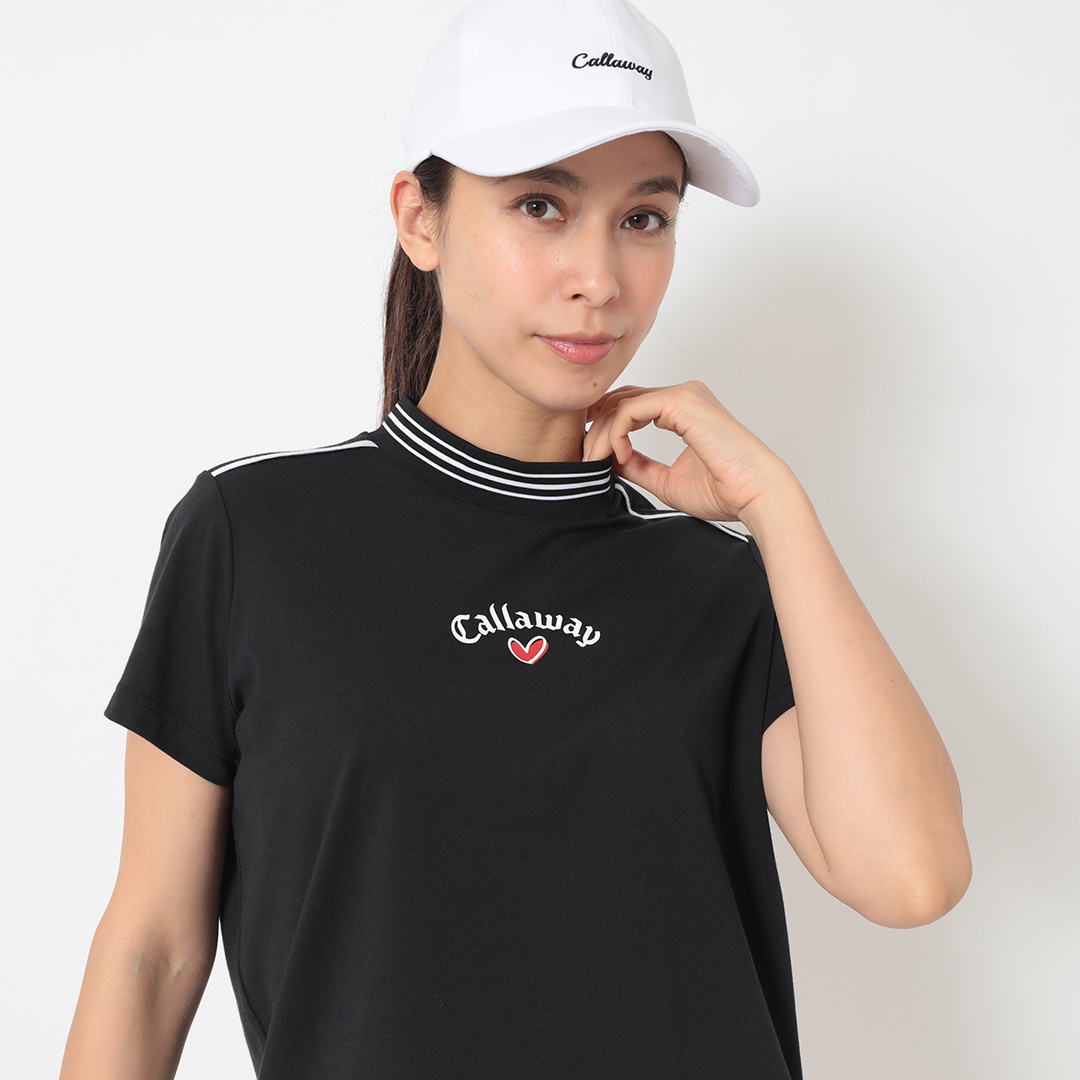 オンライン限定】ラブキャロウェイ半袖モックネックシャツ (WOMENS)