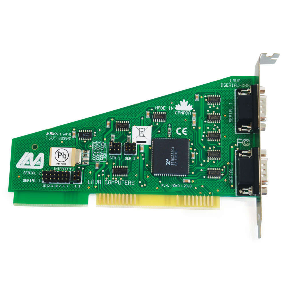 Lava Serial-550 2-Port ISA Dual 16550 DB9 Serial Card