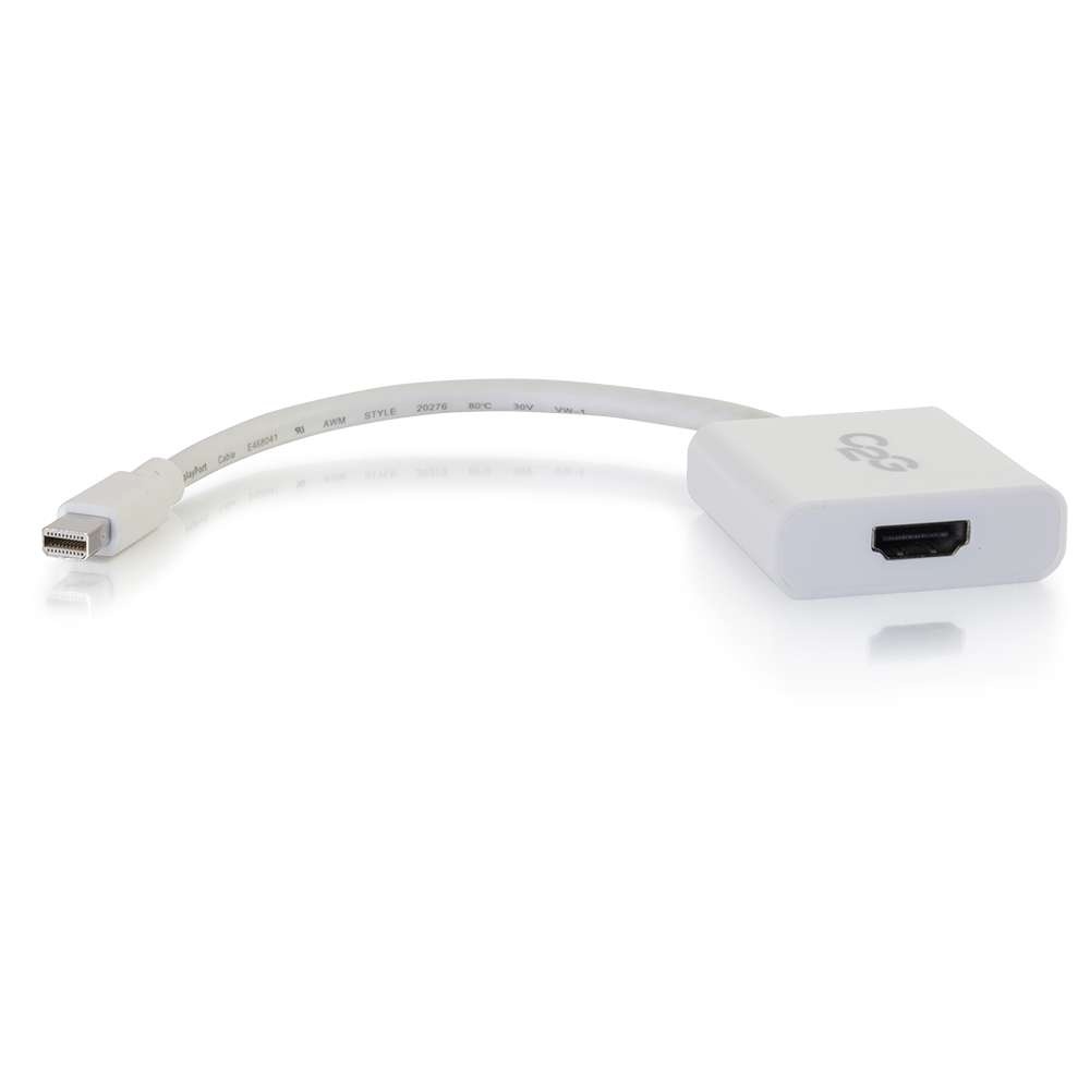 Mini DisplayPort™ to HDMI® Active Adapter Converter 4K 30Hz White