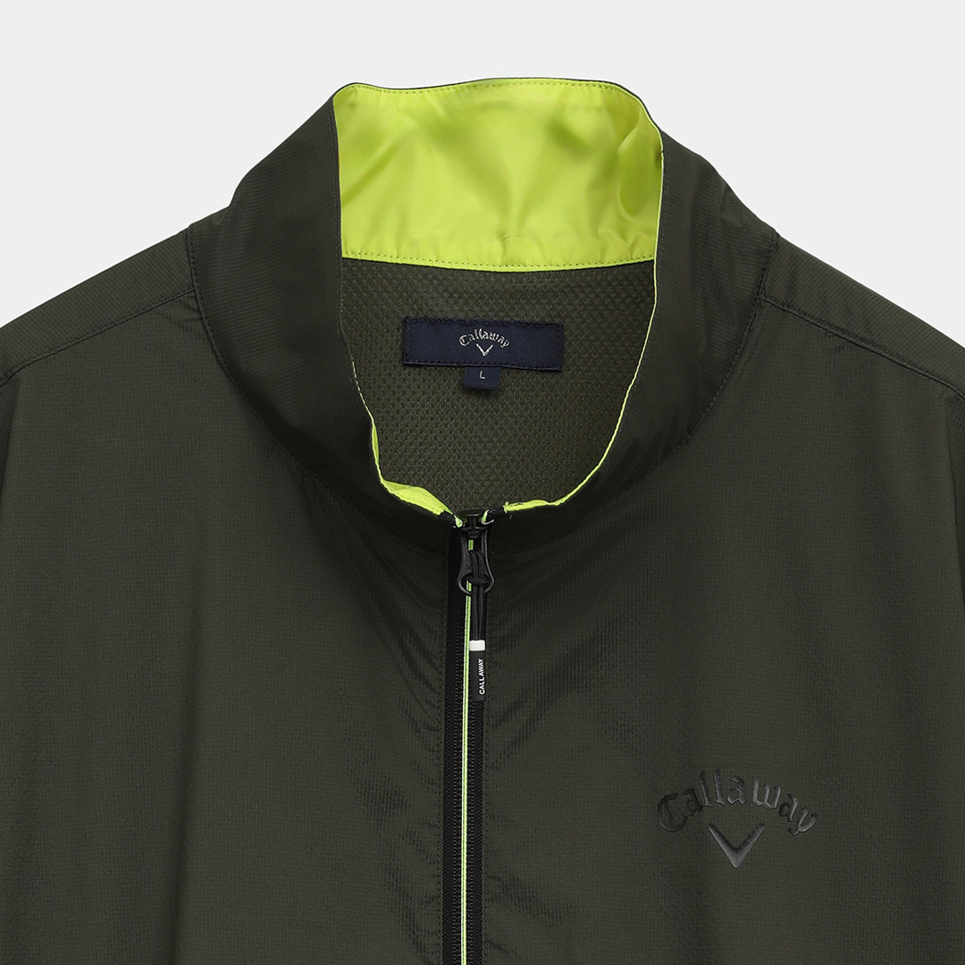 ストレッチミニリップハーフジップブルゾン ※4Lサイズあり (MENS)