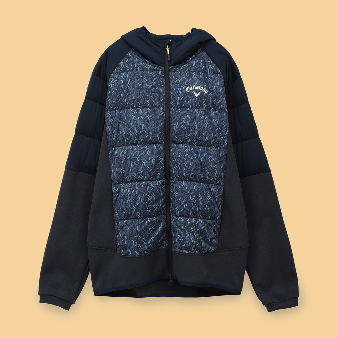 フェザープリントスターストレッチ＆ダブルニット (MENS)
