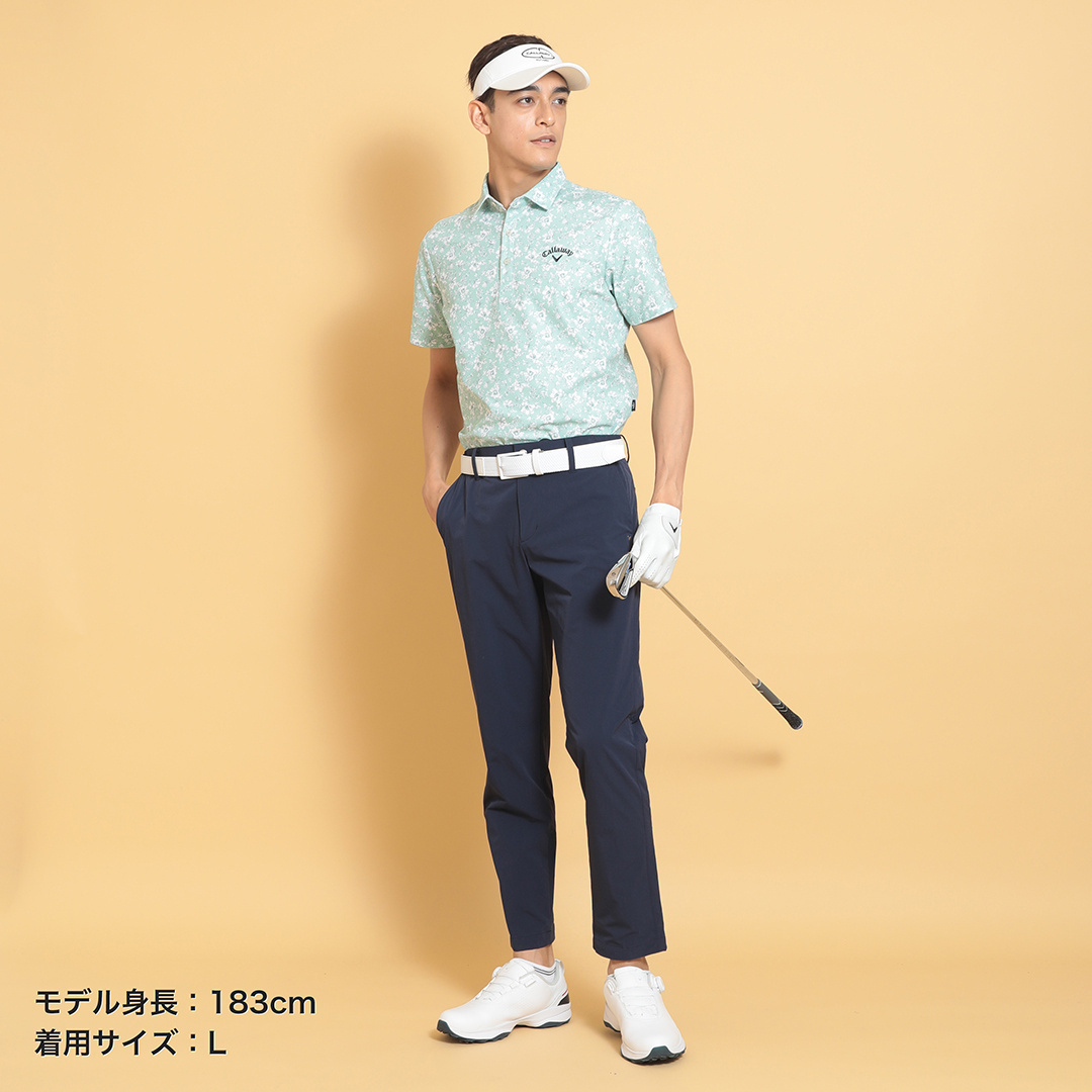 フラワープリントカノコシャツ ※4Lサイズあり (MENS)