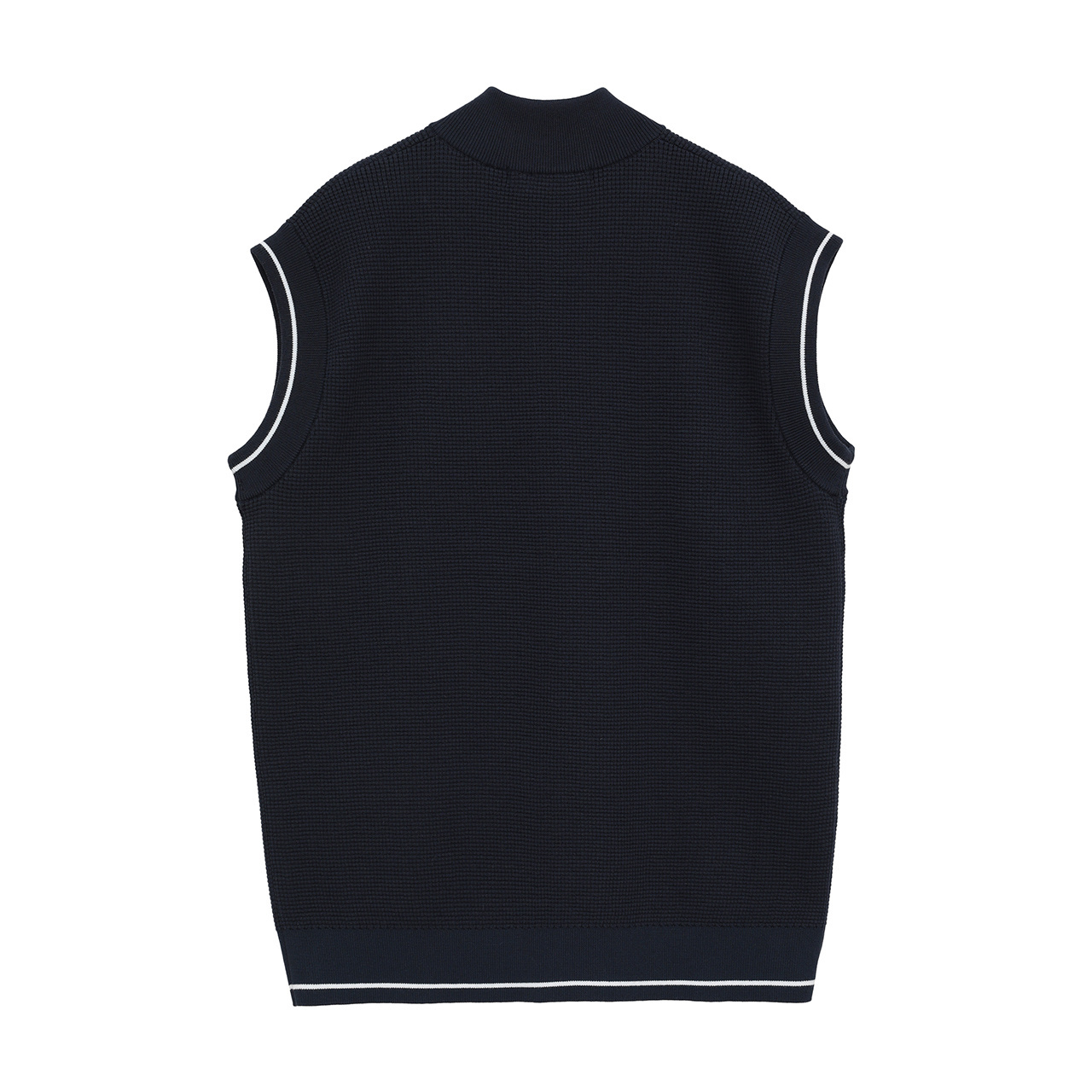 クォータージップ ニットベスト(UNISEX)