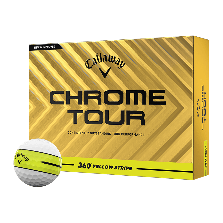 CHROME TOUR 360° YELLOW STRIPEボール【数量限定】