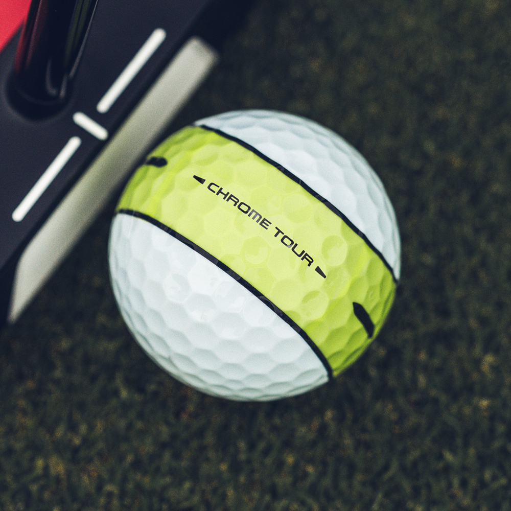 CHROME TOUR 360° YELLOW STRIPEボール