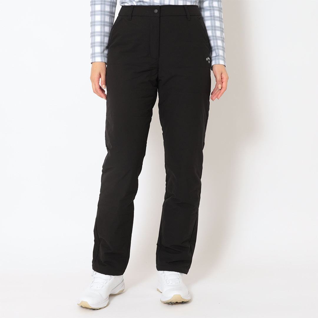 ポリエステルリップ撥水中綿ロングパンツ (WOMENS)