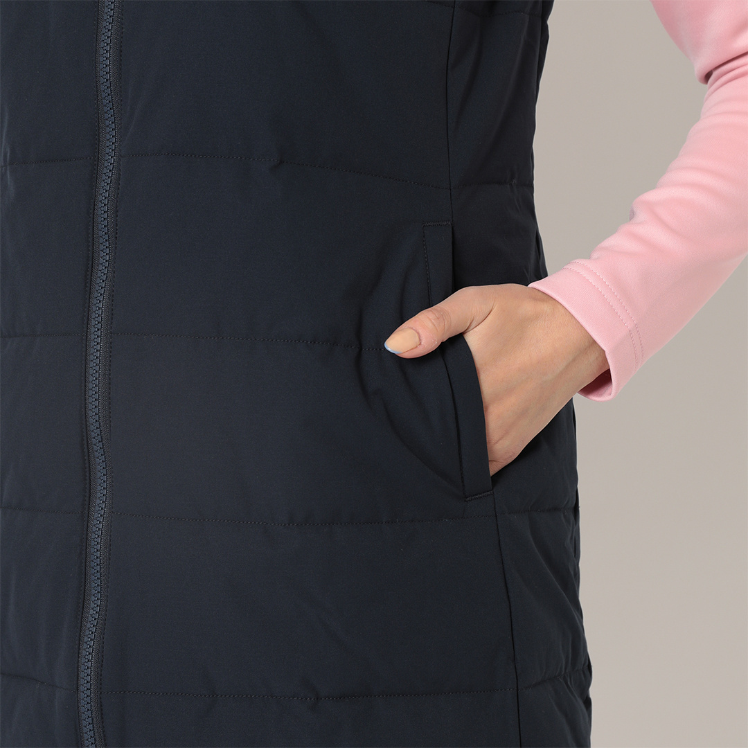 キャロウェイポリエステルリップ撥水中綿ワンピース (WOMENS) ポリエステルリップ撥水中綿ワンピース (WOMENS)