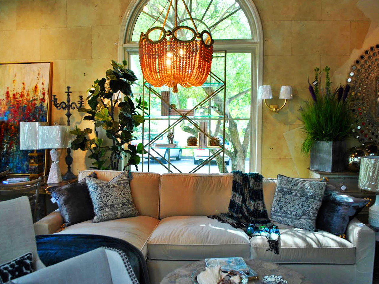 Pandy Agnew Interiors' showroom is packed with a diverse array of home decor finds. Pandy Agnew Interiors' showroom is packed with a diverse array of home decor finds.