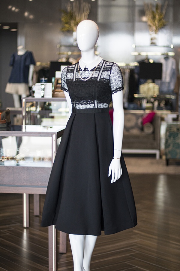 From 20twelve: Self Portrait dress, $473; AB pearl necklace, $520; gold bracelet, $760 From 20twelve: Self Portrait dress, $473; AB pearl necklace, $520; gold bracelet, $760