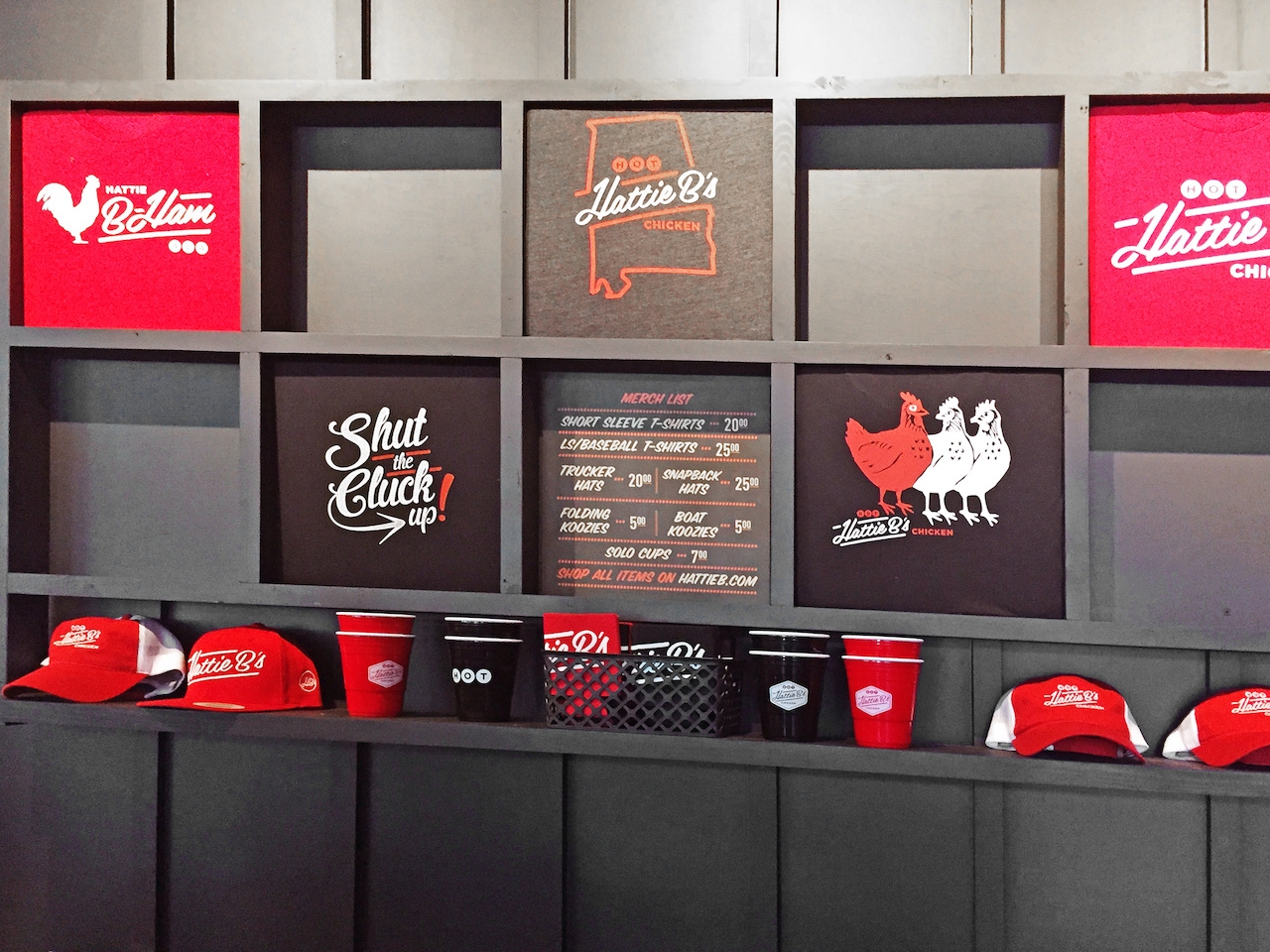 Grab a t-shirt, cup or koozie with your lunch! Grab a t-shirt, cup or koozie with your lunch!