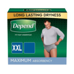 Depend Maximum Underwear for Men, XX-Large - 22/bag