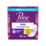 Poise Ultimate Long Pads E-Pack - 90/case