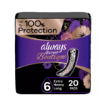 Always Discreet Boutique Extra Heavy Long Pad
