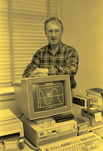 Charles Misner, University of Maryland professor emeritus of physics, in 1988. Photo: University of Maryland Archives. (Click image to download hi-res version.)