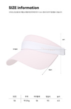 우먼스 스프링스 여성 바이저