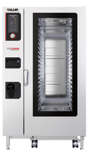 floor combi oven with rolling rack