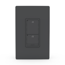 Wattstopper PLUS Wireless Slim Switch, 2B 0R, Black