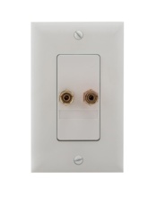 Home Theater Single Speaker Connection Kit, White