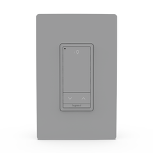 Wattstopper PLUS Wired Standard Switch, 1B 1R, Gray