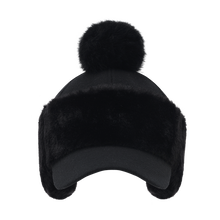 여성 니트워머 세트 방울 볼캡