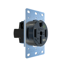 50A Weather-Resistant Electrical Outlet for EV Chargers