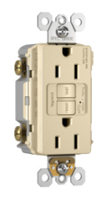 radiant® 15A Tamper-Resistant AFCI Receptacle, Ivory