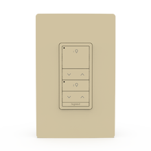 Wattstopper PLUS Wireless Slim Switch, 2B 2R, Ivory