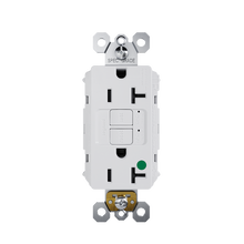 radiant® Tamper-Resistant Hospital Grade Dual Function 20A Duplex Self-Test AFCI/GFCI receptacle, White