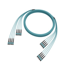 CORE MPO-12 Trunk, MPO-12 PRO MM Non-Pinned Elite to MPO-12 PRO MM Non-Pinned Elite, 250UM uDist OFNP 3.0mm, 96F, OM4 Multimode, 7 Meters