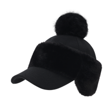 여성 니트워머 세트 방울 볼캡