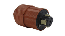 30A Power Interrupting Plug, Non Metallic, Red