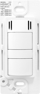 HSWC3 Humidity Based Fan Control, White