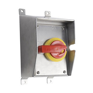 Sloped-Roof Stainless Steel Safety Switch with 3 Auxiliary Contacts, 30 Amps