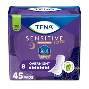 TENA Sensitive Care Overnight Extra Coverage Pads