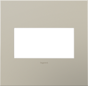 adorne® Satin Nickel Two-Gang Screwless Wall Plate adorne® Satin Nickel Two-Gang Screwless Wall Plate