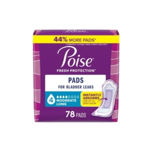 Poise Moderate Long Pads