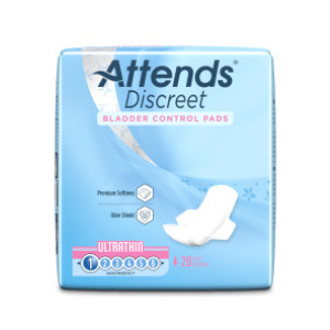 Attends Discreet Ultra Thin Pad w/Wings