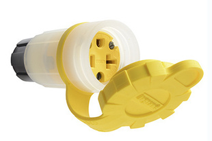 15A, 125V Straight Blade Ground Continuity Monitoring (GCM) Connector 15A, 125V Straight Blade Ground Continuity Monitoring (GCM) Connector